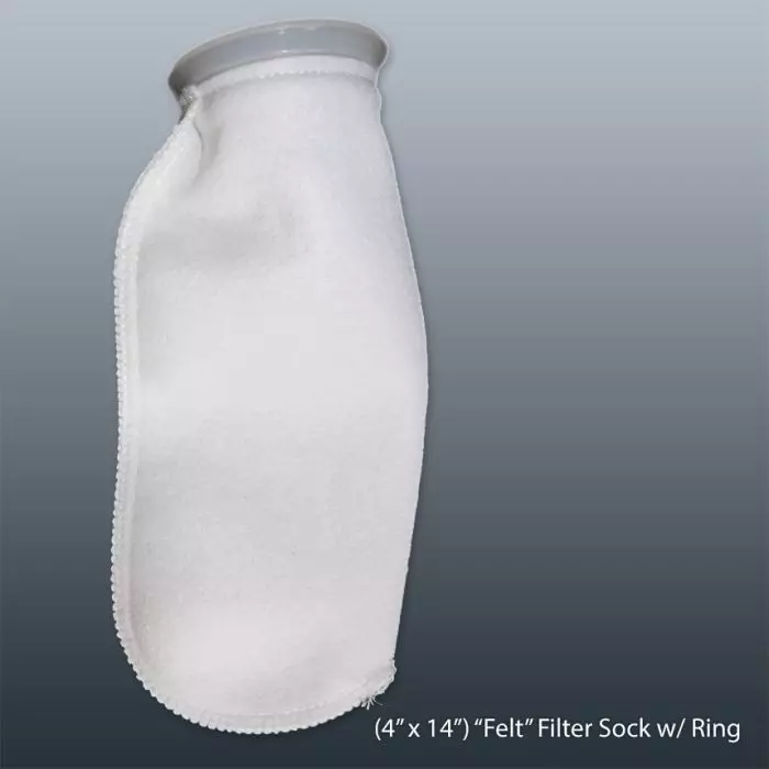 felt filter sock