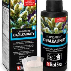 Red Sea Reef Foundation B (alk) 500 mL bottle, essential for maintaining alkalinity in reef tanks.