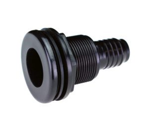 Slip Bulkhead 1/2" with Insert for water filtration and irrigation systems, featuring a durable PVC body and secure seal.