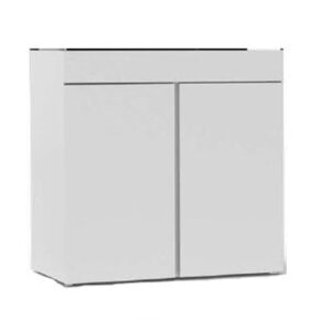 JBJ Aquarium Cabinet Stand 65G White high-gloss 36 inches tall with storage for 65G aquarium systems