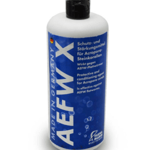 Fauna Marin AEFW X 1000 ml flatworm treatment for reef aquariums, safe for corals and marine life, fast-acting formula.