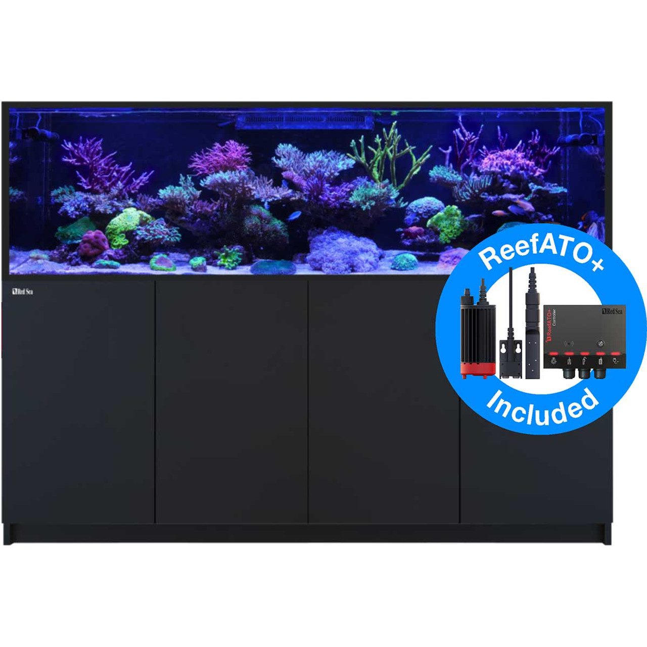 Reefer G2+ series reef aquarium setup with advanced features and customizable options