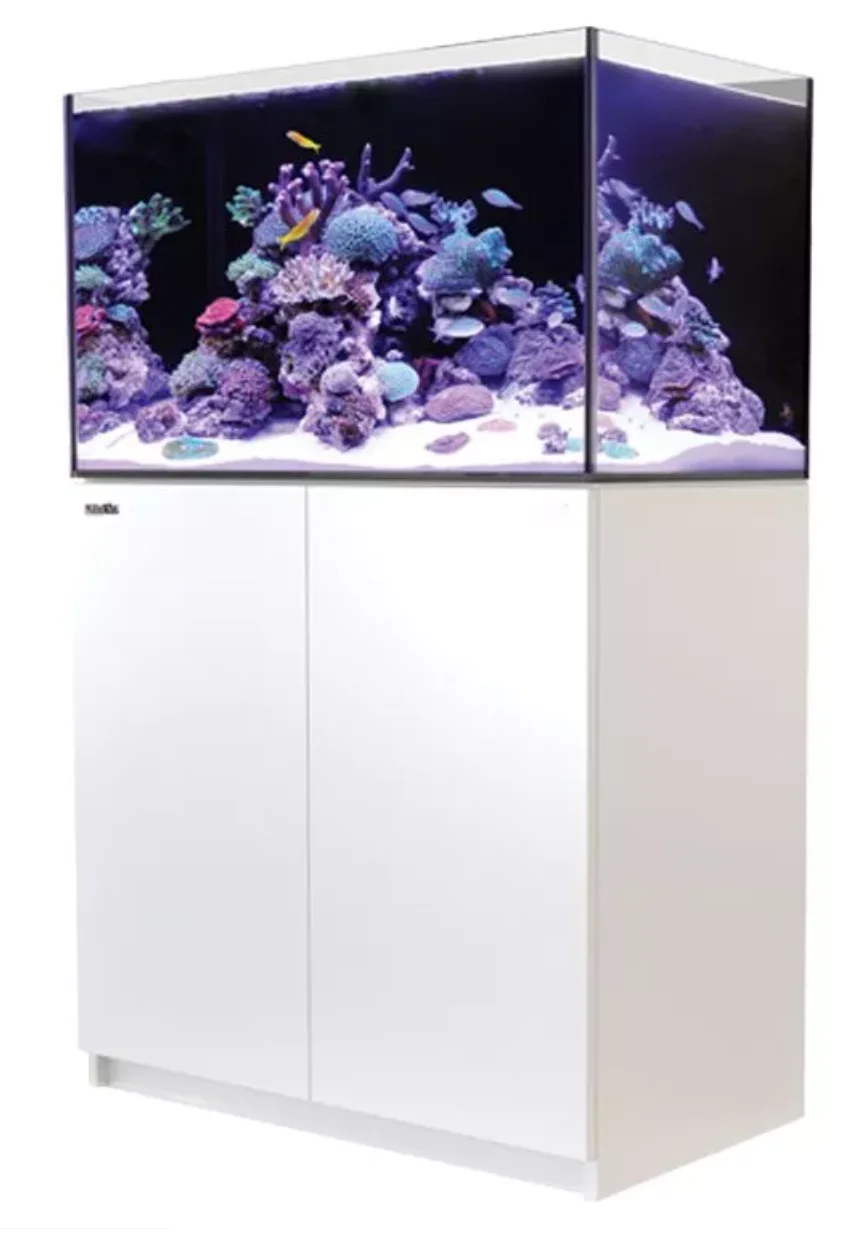Red Sea Reefer G2+ 250 in white with advanced filtration and water management system.