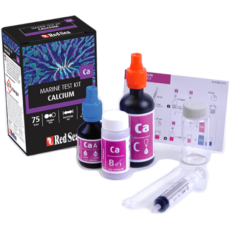 Red Sea Calcium Pro Test Kit for precise calcium measurement in reef aquariums.