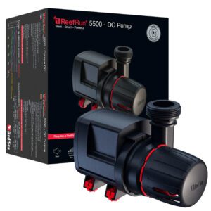 Red Sea ReefRun 5500 Controllable DC Pump for freshwater and saltwater aquariums, providing quiet and efficient water flow.