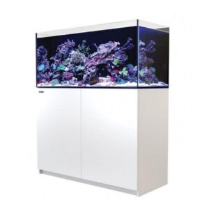 Red Sea Reefer MAX 350 G2+ System (72 Gal) - White, featuring advanced filtration, lighting, and automation.