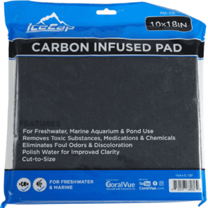 IceCap carbon filter pad packaging