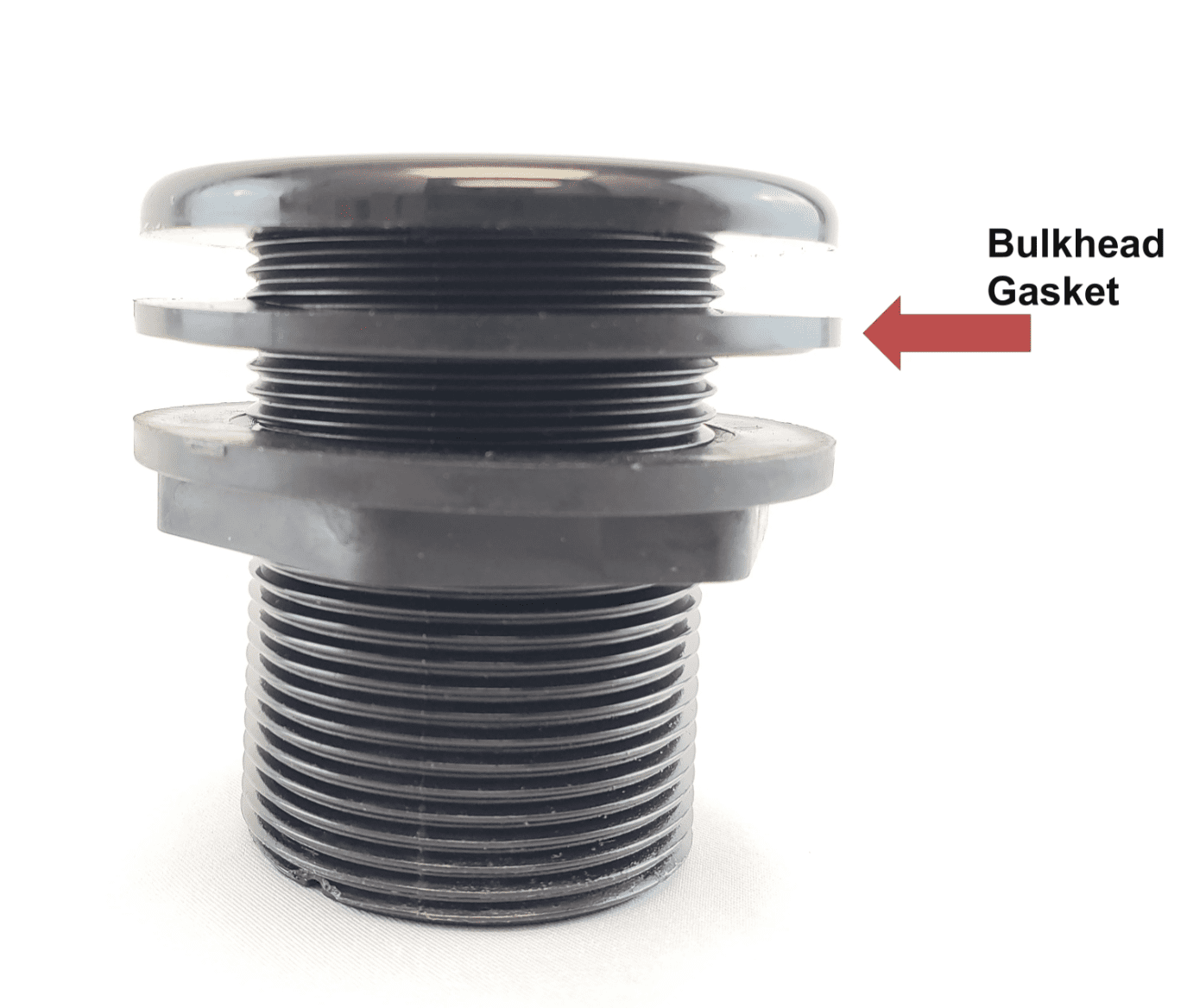 Lifegard Aquatics Bulkhead Replacement Gasket 1/2" (R270567), durable PVC gasket for leak-proof aquarium bulkhead fittings.