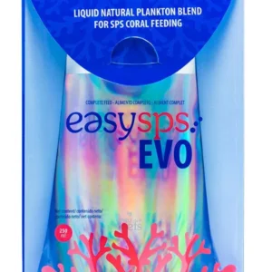 Easy Reefs EasySPS EVO plankton blend for SPS corals, promoting enhanced growth, vibrant coloration, and optimal reef tank nutrition.