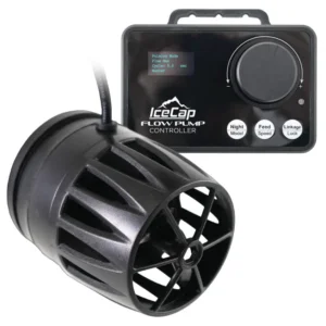 IceCap FP-200 Aquarium Flow Pump with magnetic mount delivering up to 4755 GPH adjustable flow for freshwater and marine aquariums.