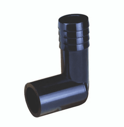 Lifegard Aquatics 90 Degree Elbow - FPT x Insert 3/4" fitting for aquarium and pond plumbing, ensuring secure, leak-free water flow management.