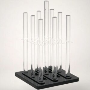 IceCap Bio-Sphere Media tower organizes up to 45 biological spheres into a vertical, compact column that boosts filtration and improves water flow.