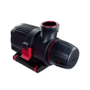 Red Sea ReefRun G2 8000 DC Pump with flow controller and outlet fittings for reef aquarium circulation