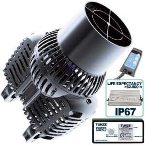 Tunze Turbelle Masterstream 6580.15 circulation pump with flow rectifier and propeller for large-capacity reef aquariums.