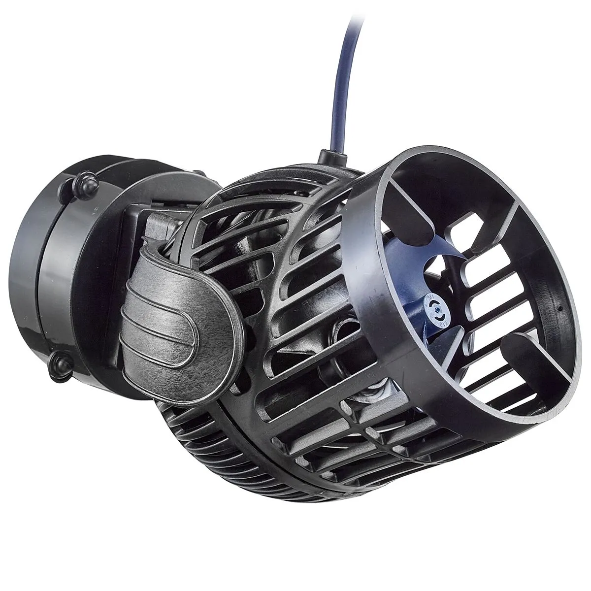 Tunze Turbelle Stream 6105 Eco circulation pump shown up close with integrated smart controller and magnet mount.