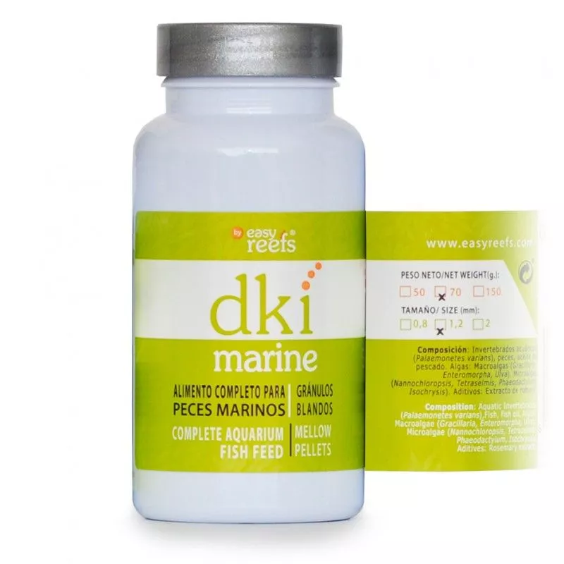 Easy Reefs DKI Marine Fish Food 70g 0.8 mm