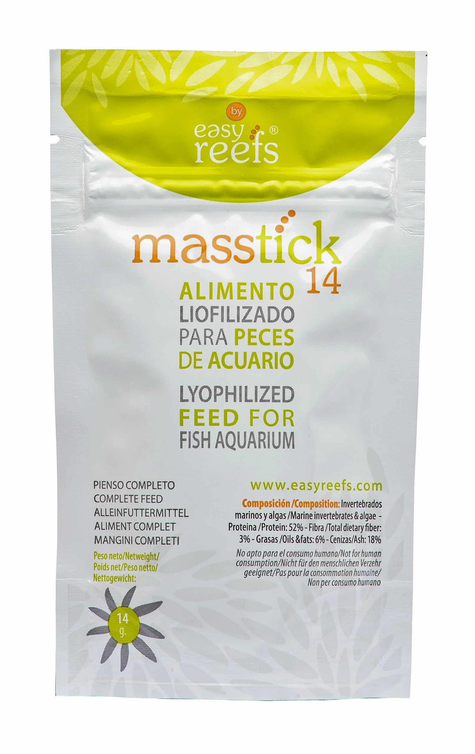 Easy Reefs Masstick Fish Food - 14 grams
