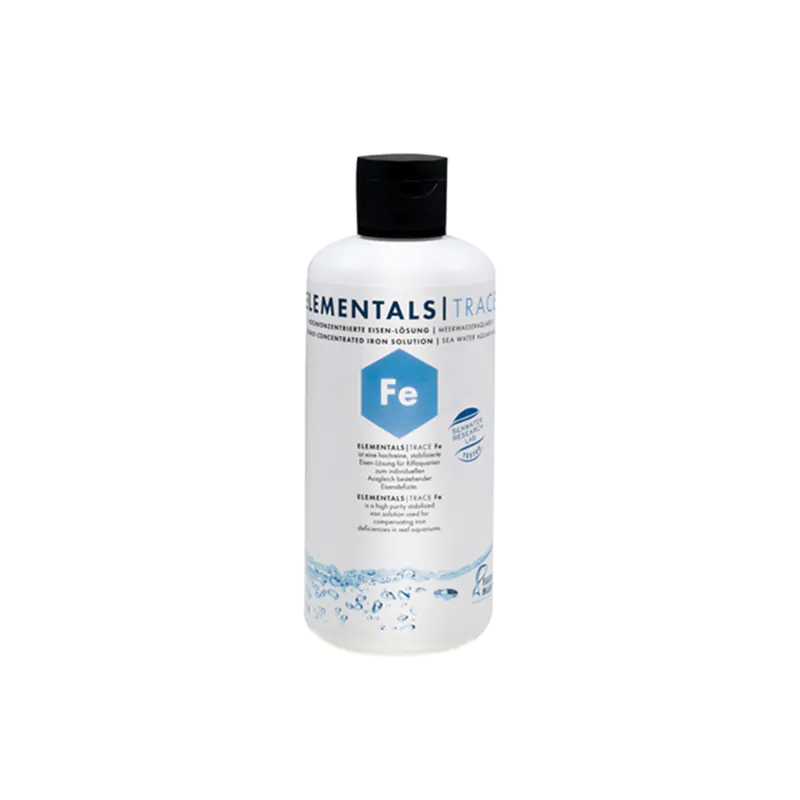 Fauna Marin Elementals Trace Iron bottle for reef trace iron support and coral nutrition