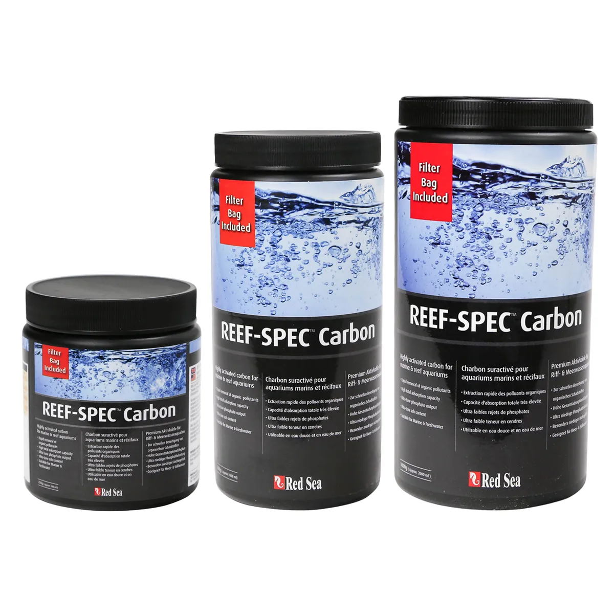 Reef-Spec Carbon 500G aquarium carbon filter media for reef and marine tank water clarity