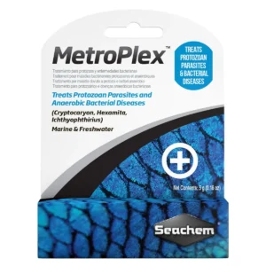Seachem MetroPlex 5 oz parasite and bacterial fish treatment safe for saltwater aquariums