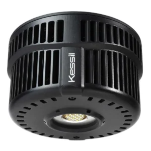 Kessil A500X Tuna Blue LED Aquarium Light with controllable spectrum and wide coverage for reef aquariums