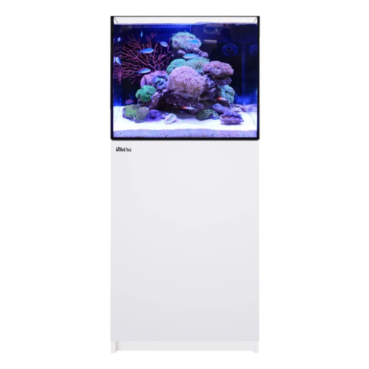 Red Sea REEFER 170 G3 White Aquarium with ReefGate Flow Valve and ReefATO Plus installed