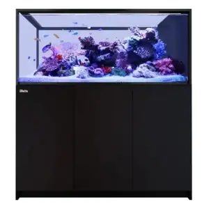 Red Sea REEFER Peninsula S 700 G3 Black 150 gallon peninsula reef aquarium system with dual viewing sides