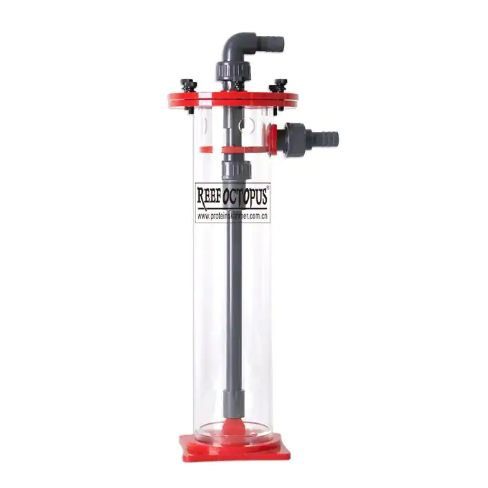 Reef Octopus BR110 Biopellet Reactor on white background for reef aquarium solid carbon dosing and nutrient control filtration